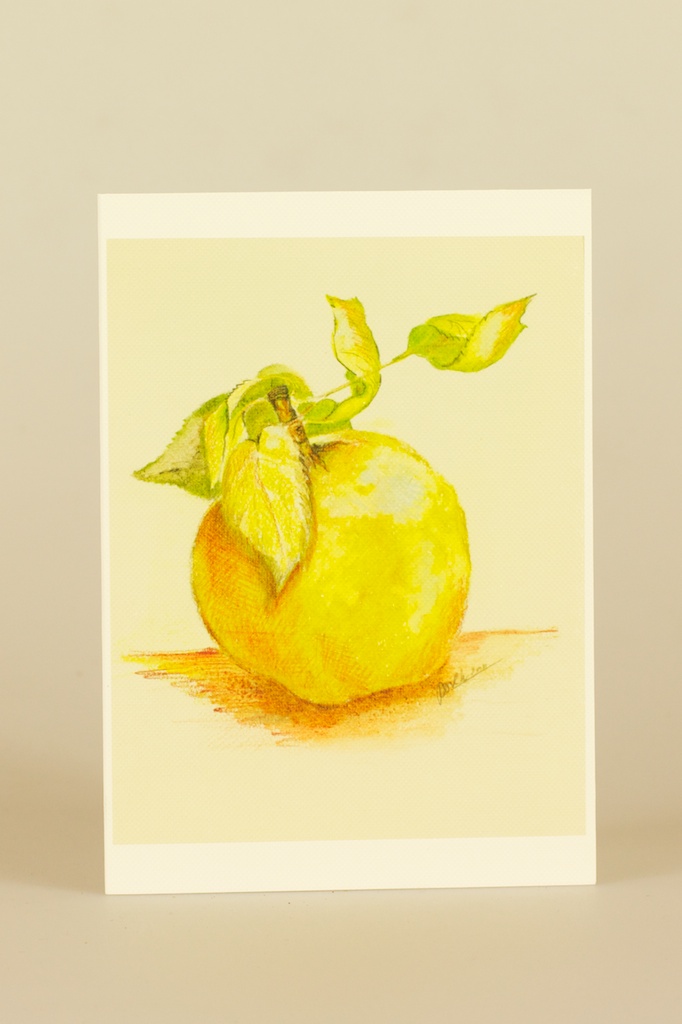 Art Card Apple by Paula Kuitenbrouwer 
